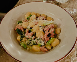 Dinner at Jamaica Plain, Massachusetts