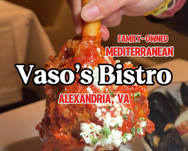 Dinner at Vaso's Mediterranean Bistro