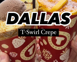 Dinner at T-Swirl Crepe