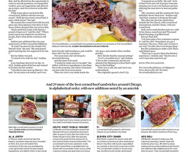Dinner at The Corned Beef Hideout