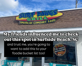 Dinner at Myrtle Beach, South Carolina