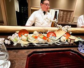 Dinner at Kashiwade no Tsukasa Suikouan (膳司 水光庵)