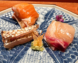 Dinner at Kusunoki Hon Ten (くすのき)