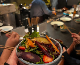 Dinner at Akasaka, Tokyo
