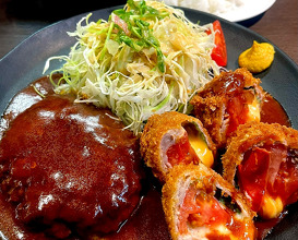 Dinner at とんかつ・洋食専門店 味の店一番 谷町店