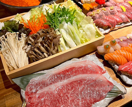 Dinner at 寿司としゃぶしゃぶ　No.8