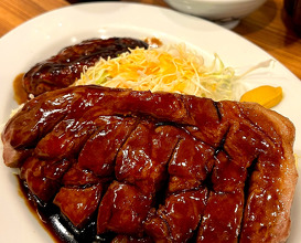 Dinner at トンテキの旨い店大阪トンテキ なんばウォーク店