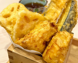 Dinner at 寿司×天ぷら 明 難波 心斎橋店