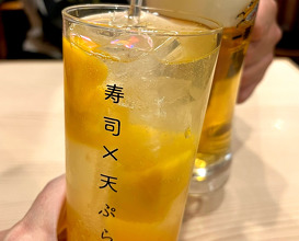 Dinner at 寿司×天ぷら 明 難波 心斎橋店