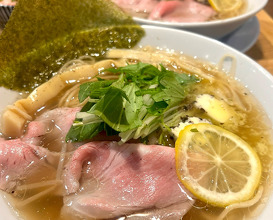 Dinner at おダシと銀しゃり 中華そば 上々