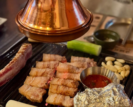 Dinner at 금돼지식당 - Gold Pig