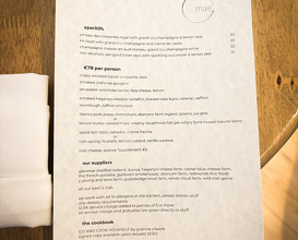 Dinner at Mae Restaurant