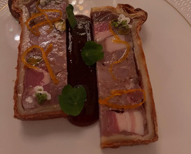 Dinner at The Georgian at Harrods