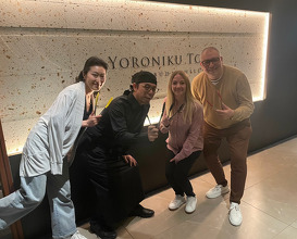 Dinner at YORONIKU TOKYO