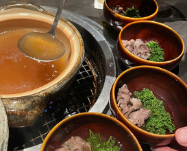 Dinner at YORONIKU TOKYO