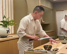 Dinner at Harutaka