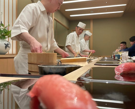 Dinner at Harutaka