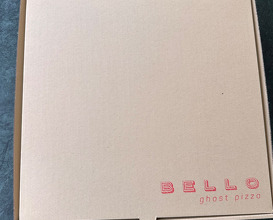 Dinner at Bello ghost pizza