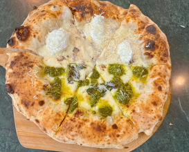Dinner at Bello ghost pizza