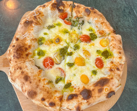 Dinner at Bello ghost pizza