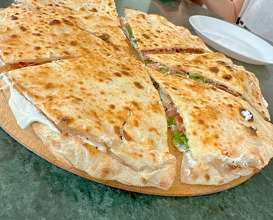 Dinner at Bello ghost pizza
