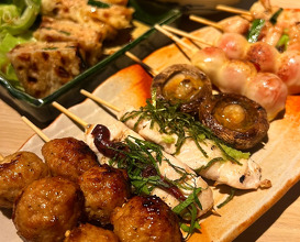 Dinner at 炭火焼き DINING 煙 けむり REFUGE 梅田