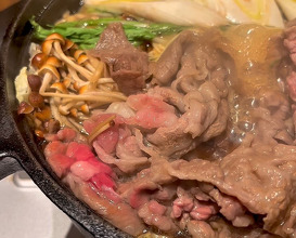 Dinner at 牛鍋とそば のぶ