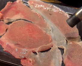 Dinner at 黒毛和牛タンとハラミ焼肉ごりちゃん福島店