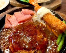Dinner at 大阪ステーキかうぼーい