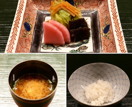 Dinner at 麻布室井