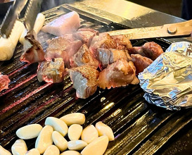 Dinner at 금돼지식당 - Gold Pig