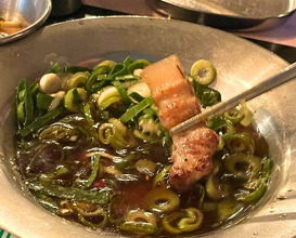 Dinner at 금돼지식당 - Gold Pig
