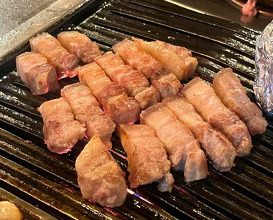 Dinner at 금돼지식당 - Gold Pig