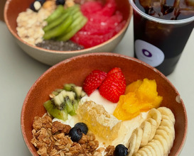 Dinner at Purple Coffee - パープルコーヒー