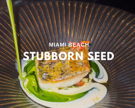 Dinner at Miami Beach, Florida