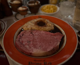 Dinner at House of Prime Rib