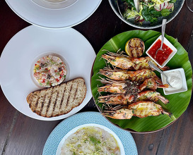 Dinner at Six Senses Zighy Bay