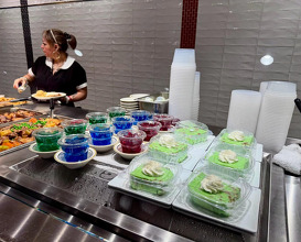 Dinner at Cleburne Cafeteria