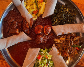 Dinner at Tesfa - Ethiopian Cuisine