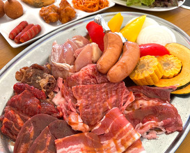 Dinner at 屋上BBQビアガーデン　umeda大ホール