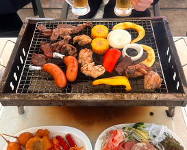 Dinner at 屋上BBQビアガーデン　umeda大ホール