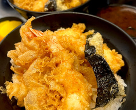 Dinner at 坂町の天丼