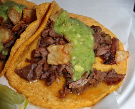 Dinner at Santo Taco