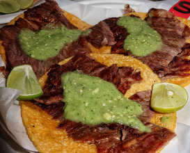 Dinner at Santo Taco
