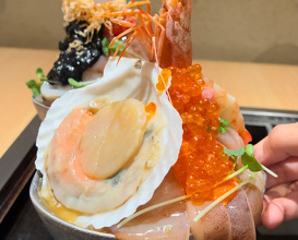 Dinner at 月島もんじゃ こぼれや