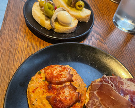 Dinner at Cafe Bar Burdinola