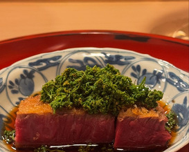 Dinner at もりかわ