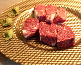 Dinner at 焼肉うしの絵