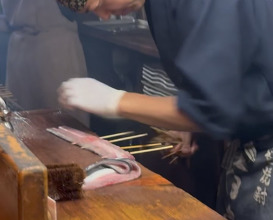 Dinner at うなぎ　かぶと