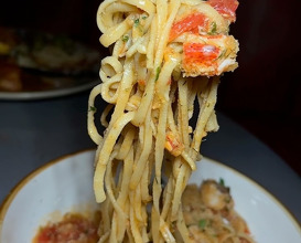 Dinner at Cry Baby Pasta